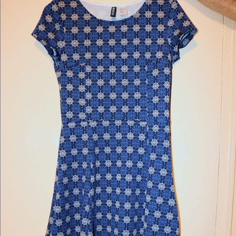 🦋H&M Blue Skater Dress🦋 Divided Collection